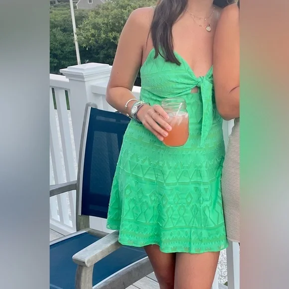 Alice + Olivia | Dresses | Alice And Olivia Green Dress | Poshmark